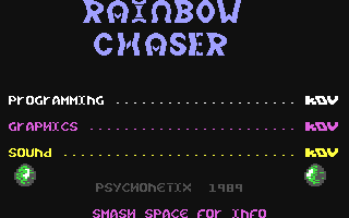 Rainbow Chaser Title Screen